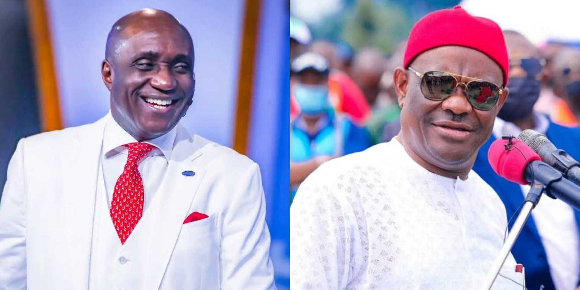 “Wike came he lost in high court in the case, lost in appeal court, and judgment was already passed in Supreme Court against him not to be governor. I called- Founder of Salvation Ministries, David Ibiyeomie, has claimed that divine intervention played a major role in the political victories of former Rivers State governor Nyesom Wike.