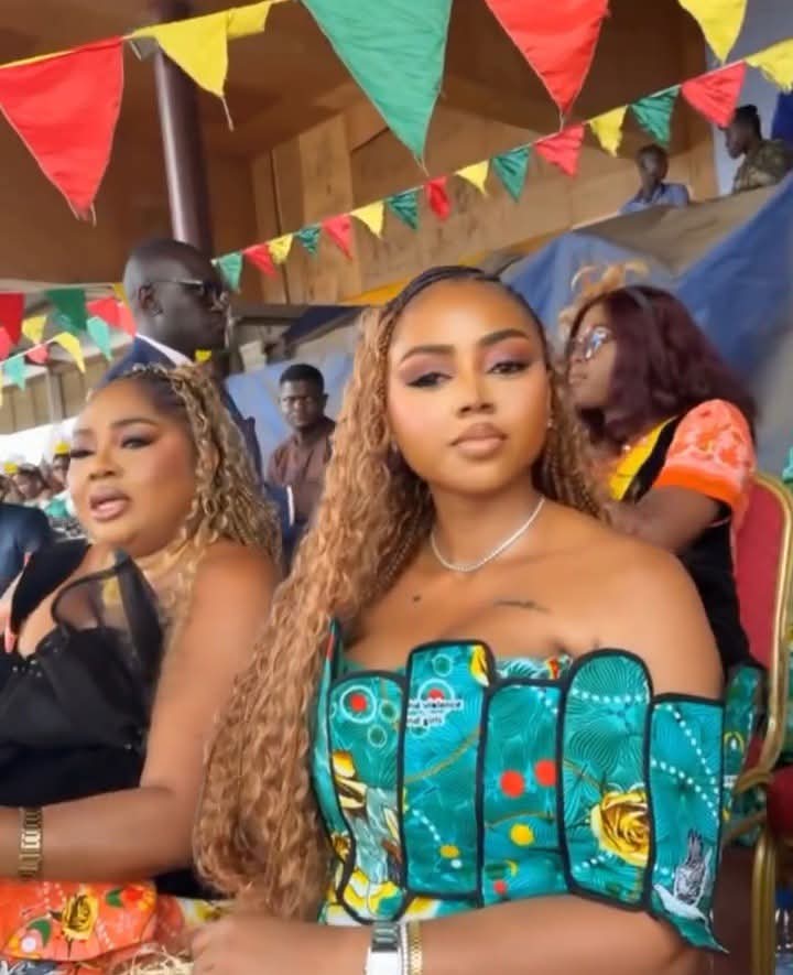 Amidst this crises, they are still enjoying- Nigerians react as Regina Daniels and her mother, Rita Daniels, make a stylish appearance together at an event in Cameroon.